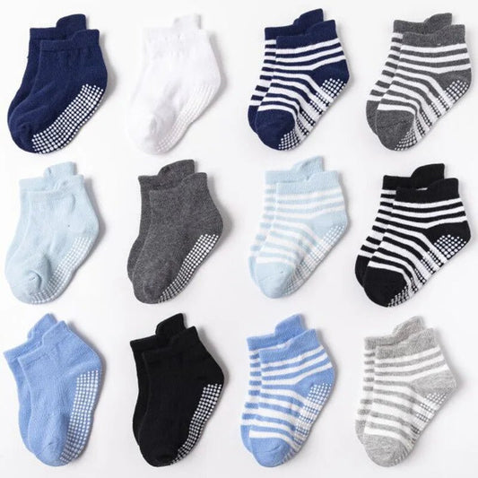 Non Slip Socks (12 Pack) - BabiMate