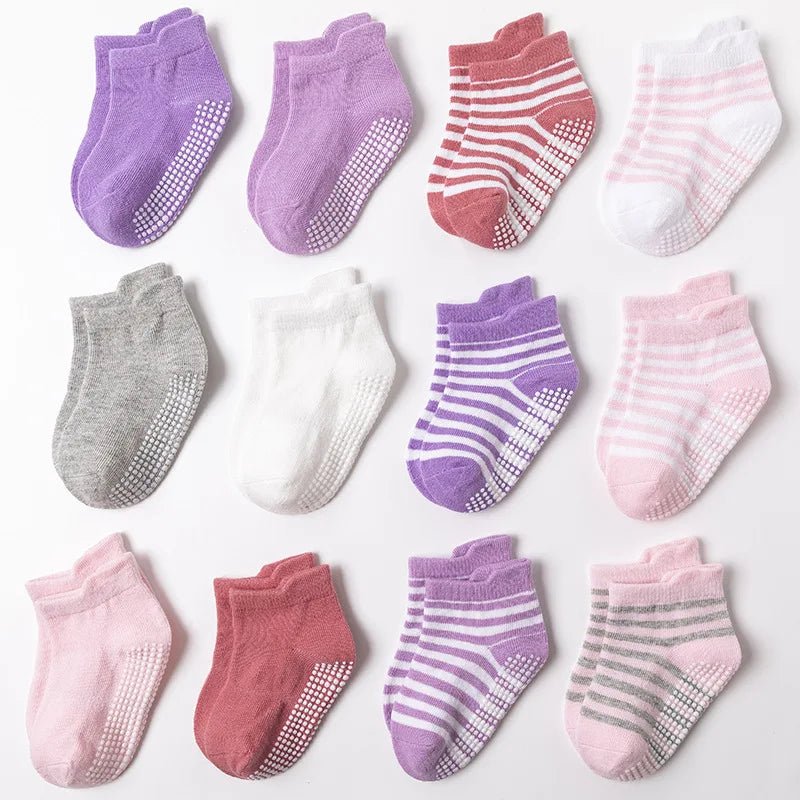 Non Slip Socks (12 Pack) - BabiMate